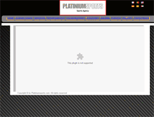 Tablet Screenshot of platiniumsports.com